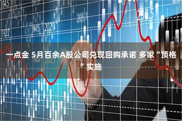 一点金 5月百余A股公司兑现回购承诺 多家“顶格”实施