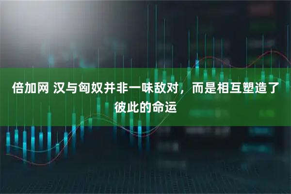 倍加网 汉与匈奴并非一味敌对，而是相互塑造了彼此的命运